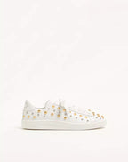 Royco Trainer In Nappa Calfskin With Stud Detail