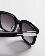 DiorBlackSuit S23F Black Square Sunglasses RUNWAY DELUXE