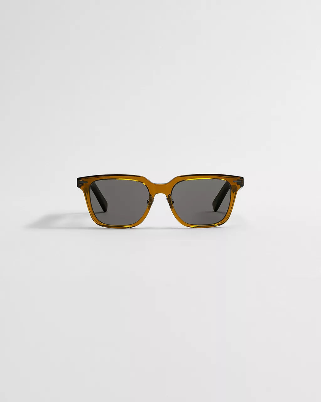 DiorBlackSuit S23F Transparent Caramel Square Sunglasses RUNWAY DELUXE
