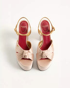 Sandal with Crasher Platform In Satin 125mm
