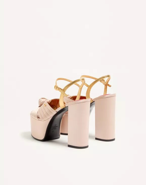 Sandal with Crasher Platform In Satin 125mm