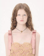 Short Guipure Dress With Fleur A Jours Flower Mix