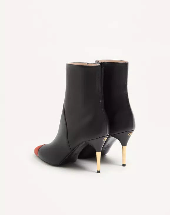 Sinead Ankle Boot in Nappa and Suede 85mm