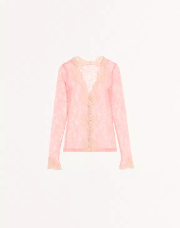 Stretch Lace Cardigan