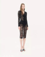 Stretch Lace Cardigan