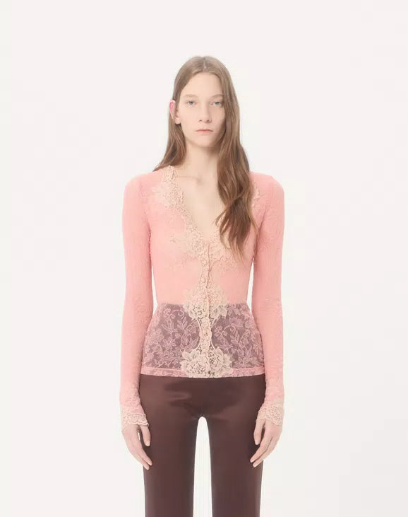 Stretch Lace Cardigan