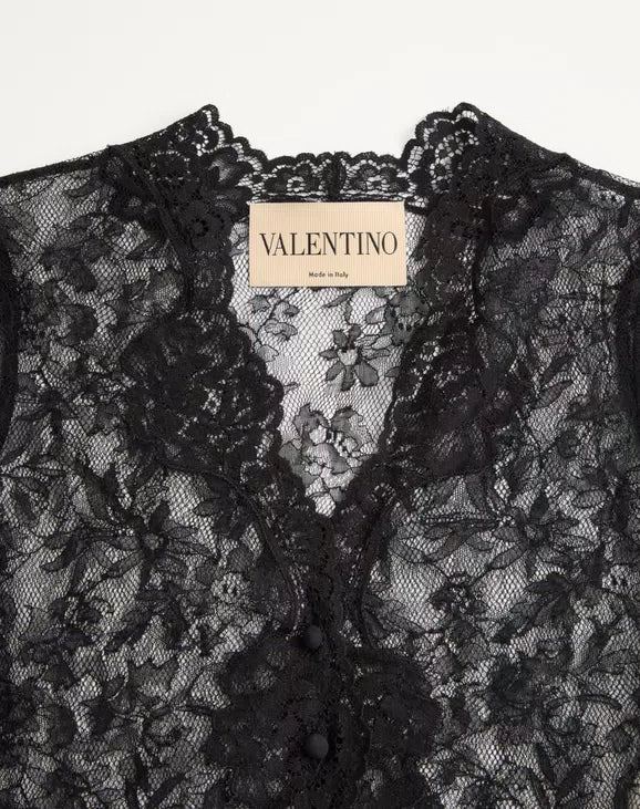 Stretch Lace Cardigan