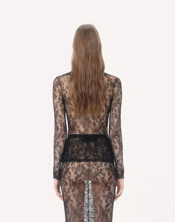 Stretch Lace Cardigan