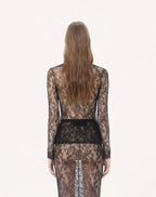 Stretch Lace Cardigan