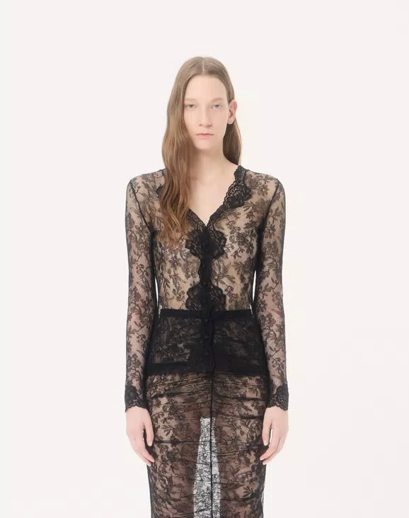 Stretch Lace Cardigan