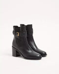 VLogo Embossed Calfskin Ankle Boot 75mm