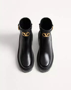 VLogo Signature Ankle Boot In Calfskin 55Mm