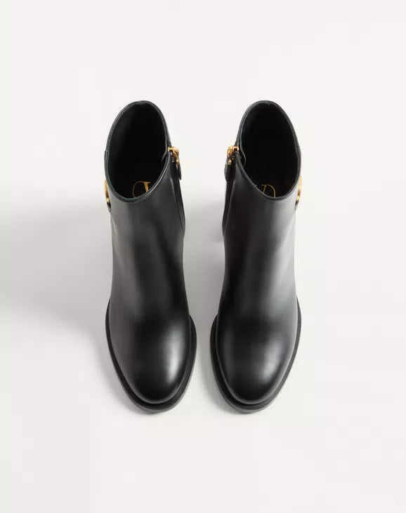 VLogo Signature Calfskin Ankle Boot 75Mm