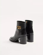 VLogo Signature Calfskin Ankle Boot 75Mm