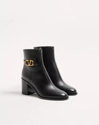VLogo Signature Calfskin Ankle Boot 75Mm