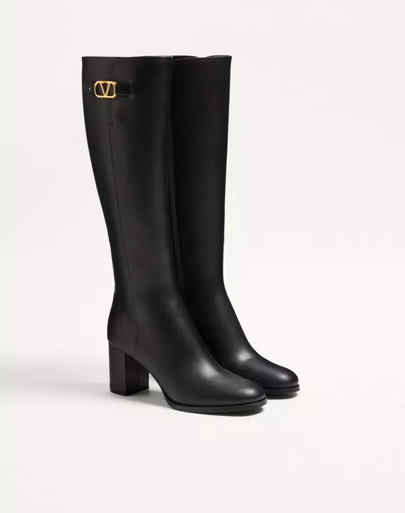 VLogo Signature Calfskin Boot 70Mm