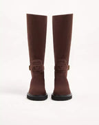 VLogo Signature Split Leather Boot 40Mm