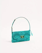 Valentino Garavani DeVain Small Shoulder Bag In Jacquard Cloqué Lurex Fabric RUNWAY DELUXE