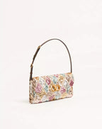 Valentino Garavani Devain Small Shoulder Bag With Rhombelle Embroidery. RUNWAY DELUXE