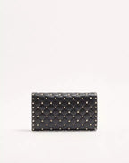 Rockstud Spike Nappa Leather Crossbody Clutch Bag RUNWAY DELUXE