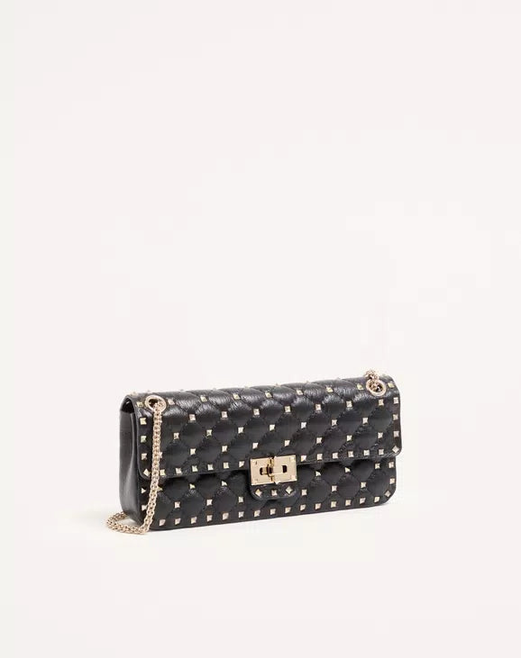 Valentino Garavani Rockstud Spike Medium Shoulder Bag In Kidskin RUNWAY DELUXE