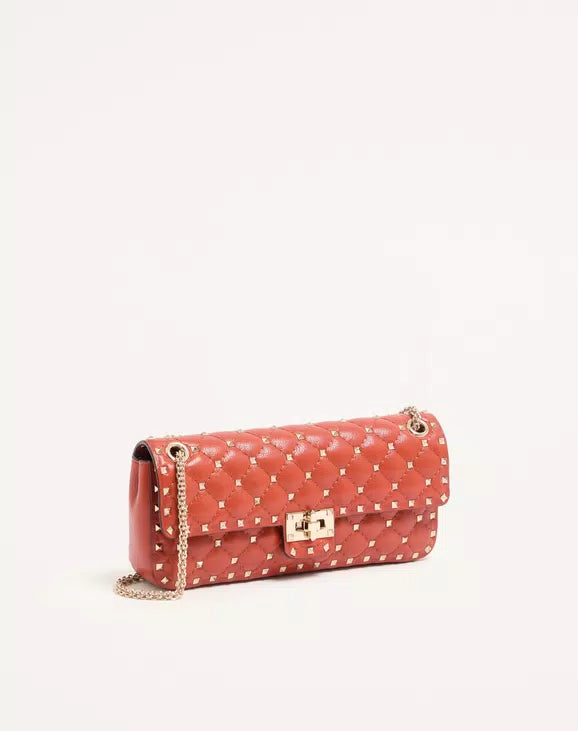 Valentino Garavani Rockstud Spike Medium Shoulder Bag In Kidskin RUNWAY DELUXE