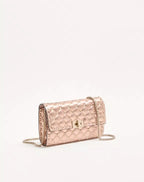 Valentino Garavani Rockstud Spike Shoulder Bag In Laminated Nappa Leather RUNWAY DELUXE