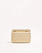 Valentino Garavani Rockstud Spike Small Shoulder Bag In Laminated Nappa RUNWAY DELUXE