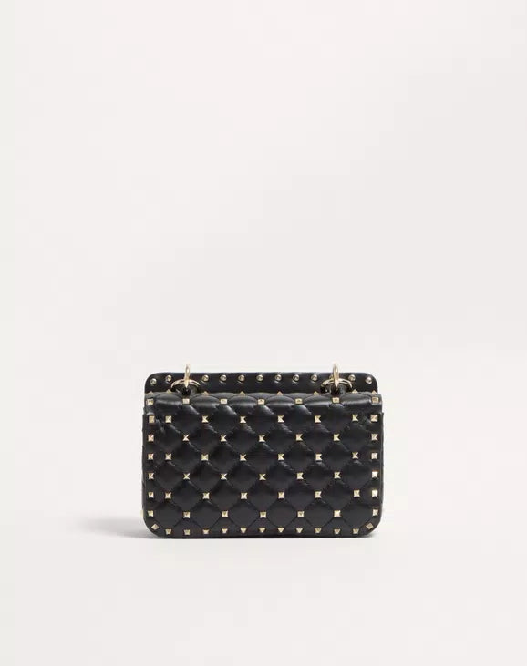 Valentino Garavani Rockstud Spike Small Shoulder Bag In Nappa Leather RUNWAY DELUXE
