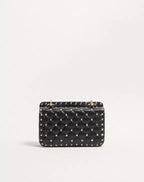 Valentino Garavani Rockstud Spike Small Shoulder Bag In Nappa Leather RUNWAY DELUXE