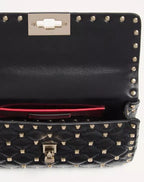 Valentino Garavani Rockstud Spike Small Shoulder Bag In Nappa Leather RUNWAY DELUXE
