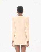 Wool Crepe Caban