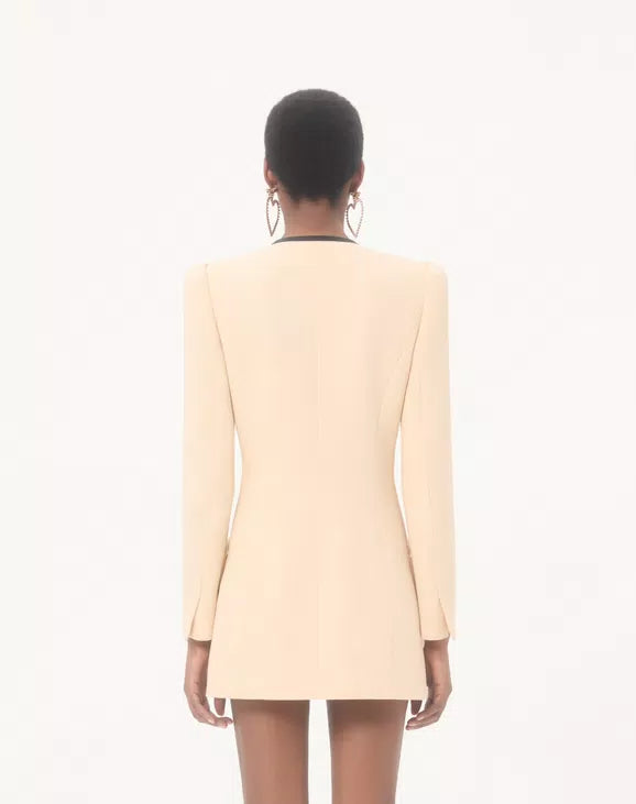 Wool Crepe Caban
