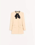Wool Crepe Caban