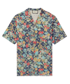 GUCCI Oversized Camp-Collar Printed Cotton Shirt