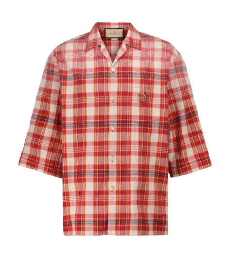 GUCCI Gucci Ouverture short-sleeved bowling shirt