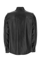 Gucci  Gucci Logo Leather Shirt