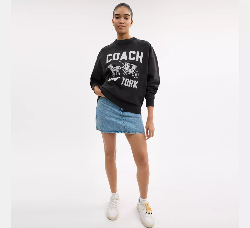 Horse And Carriage Sweatshirt RUNWAY DELUXE