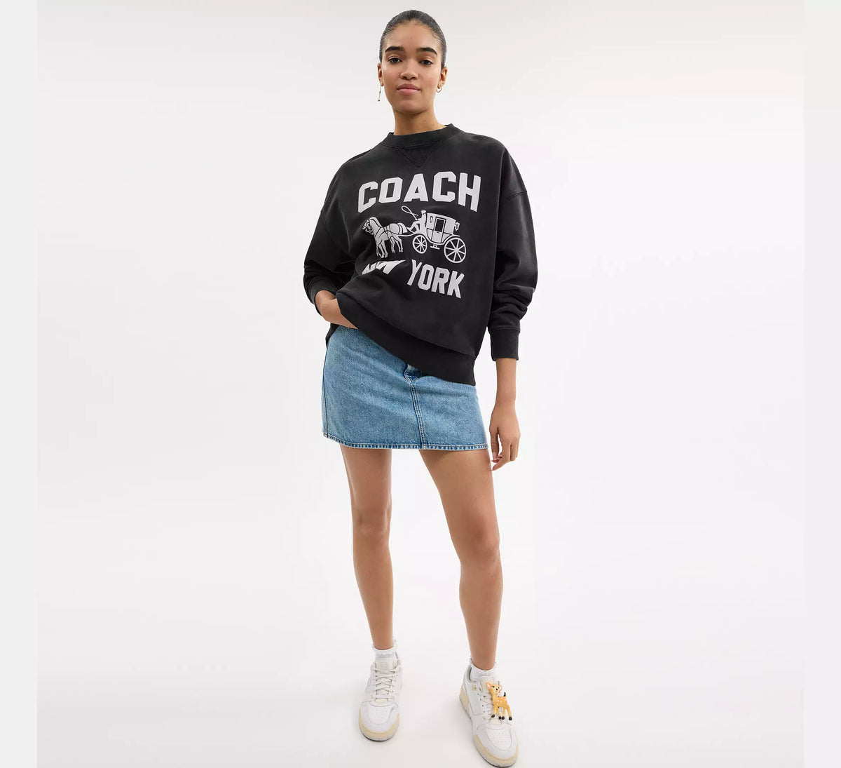 Horse And Carriage Sweatshirt RUNWAY DELUXE
