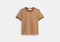 Signature Ringer T-Shirt In Organic Cotton RUNWAY DELUXE