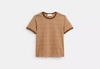 Signature Ringer T-Shirt In Organic Cotton RUNWAY DELUXE