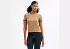 Signature Ringer T-Shirt In Organic Cotton RUNWAY DELUXE