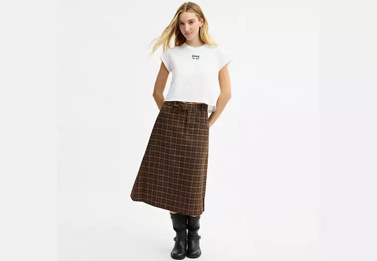 Cap Sleeve Box Crewneck T-Shirt RUNWAY DELUXE
