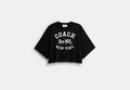 Short Sleeve Wide Cropped Crewneck T-Shirt In Organic Cotton RUNWAY DELUXE