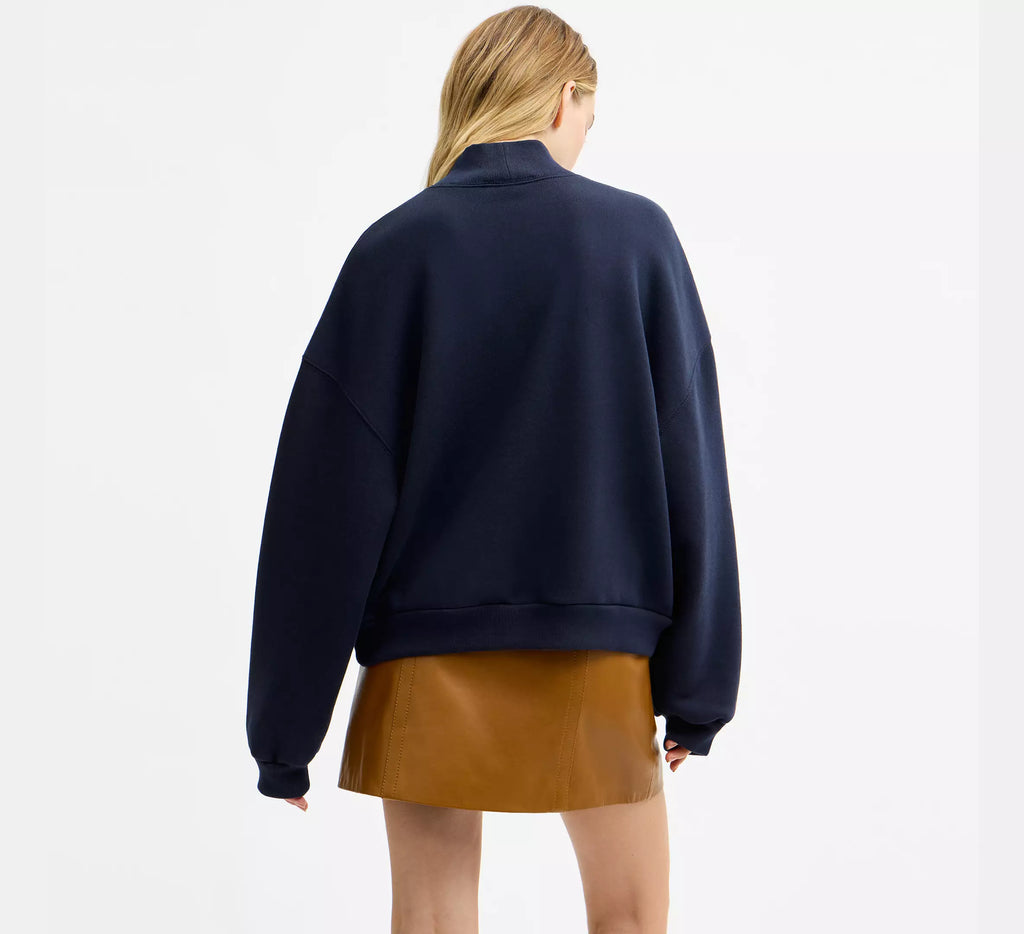 Horse And Carriage Mockneck Sweatshirt RUNWAY DELUXE
