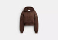 Heritage Long Sleeve Cropped Sport Full Zip Hoodie RUNWAY DELUXE