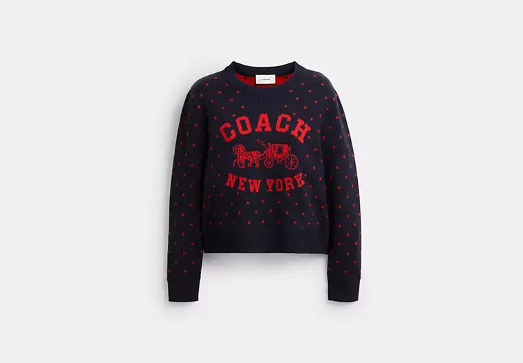 Coach Double Face Crewneck Sweater RUNWAY DELUXE