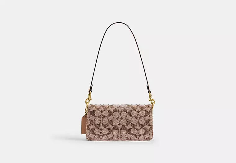 Soft Tabby Shoulder Bag 20 In Crystal Signature Jacquard RUNWAY DELUXE