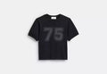 Tonal Varsity T-Shirt In Organic Cotton RUNWAY DELUXE