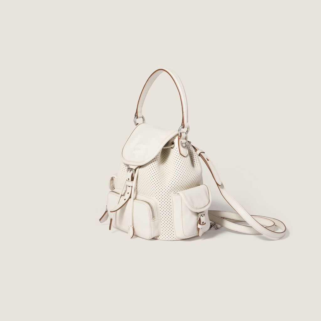 Leather backpack